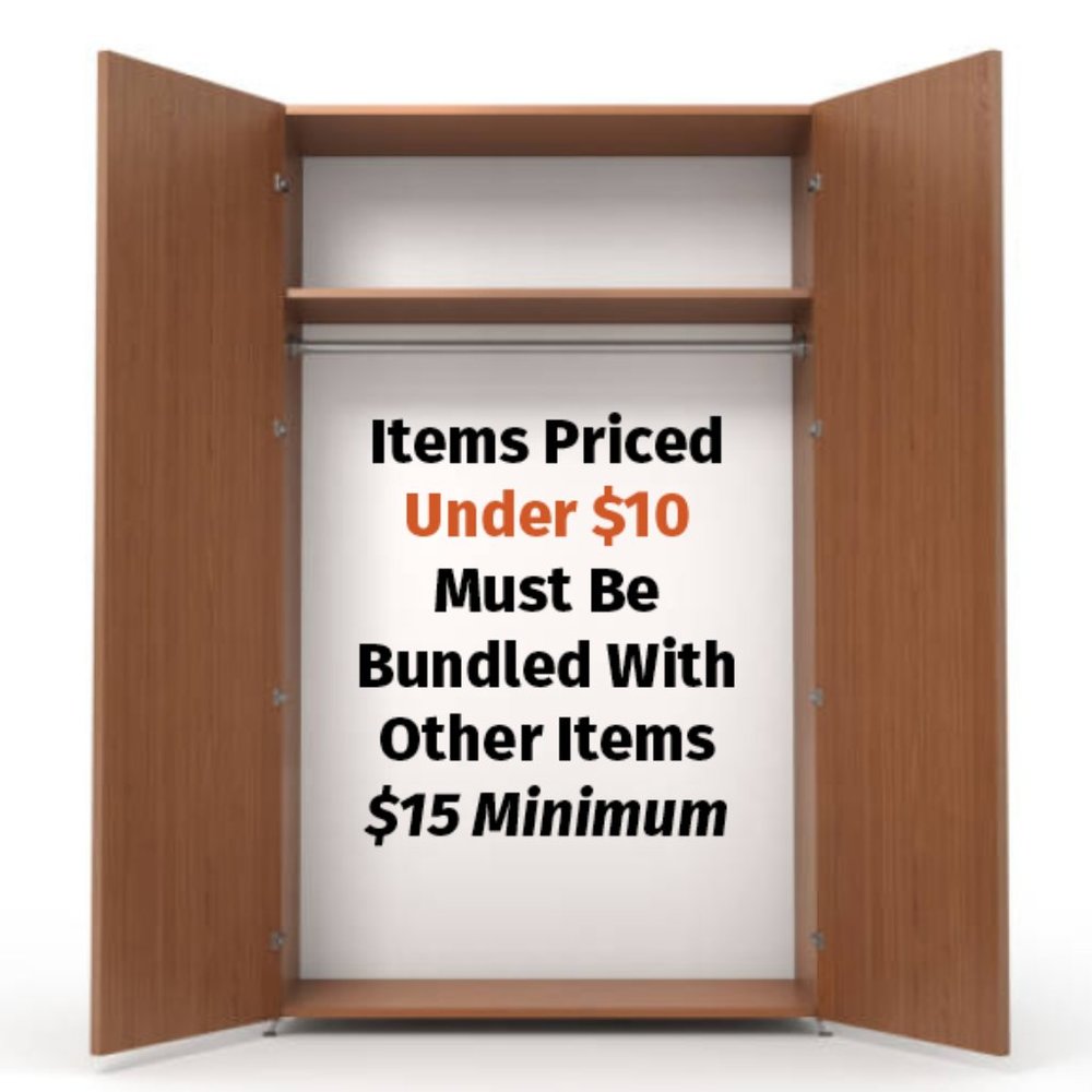 Items Priced Under $10 Must Be Bundled With Other Items